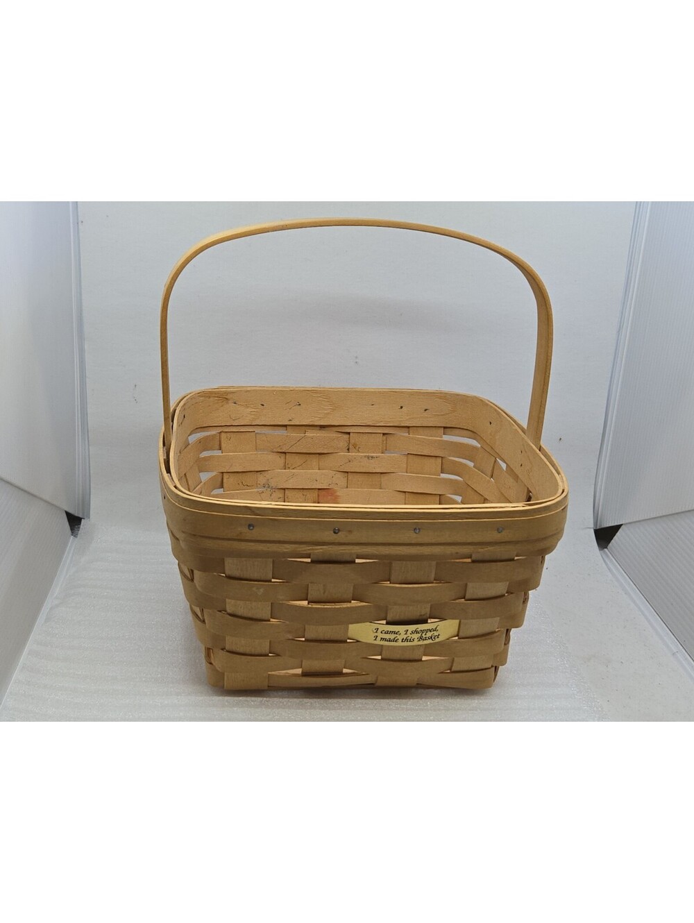 Longaberger Commemorative 1999 Homestead Make A Basket No Liner Or Protector Vtg